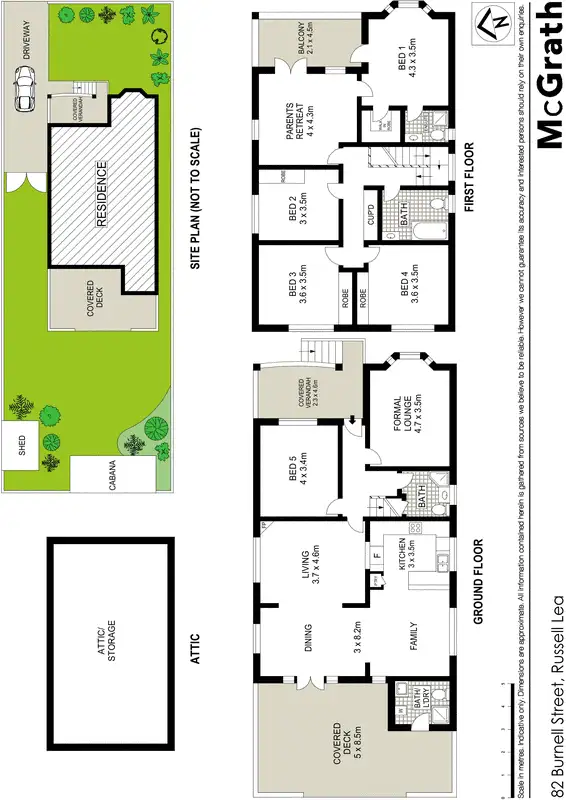 Floorplan of Homely house listing, 82 Burnell Street, Russell Lea NSW 2046