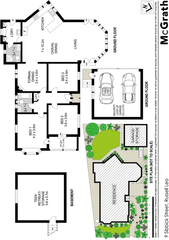 Floorplan of Homely house listing, 9 Sibbick Street, Russell Lea NSW 2046