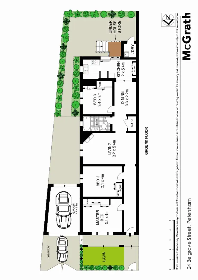Floorplan of Homely house listing, 24 Belgrave Street, Petersham NSW 2049