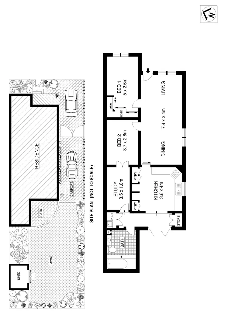 Floorplan of Homely house listing, 22 Maria Street, Petersham NSW 2049