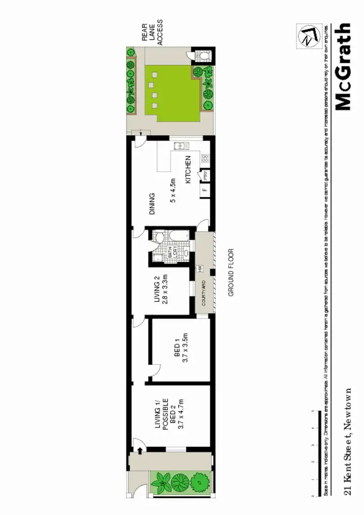 Floorplan of Homely house listing, 21 Kent Street, Newtown NSW 2042
