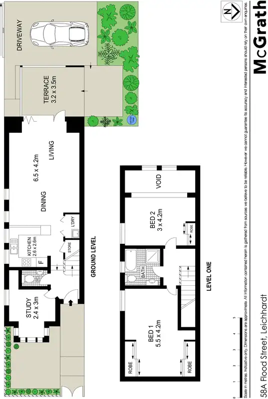 Floorplan of Homely house listing, 58A Flood Street, Leichhardt NSW 2040