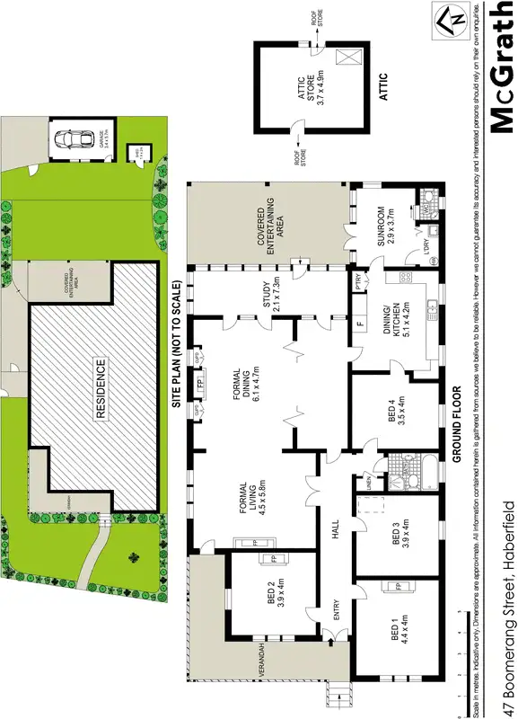Floorplan of Homely house listing, 47 Boomerang Street, Haberfield NSW 2045