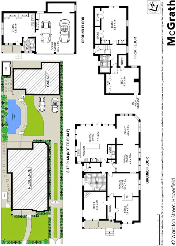 Floorplan of Homely house listing, 42 Waratah Street, Haberfield NSW 2045