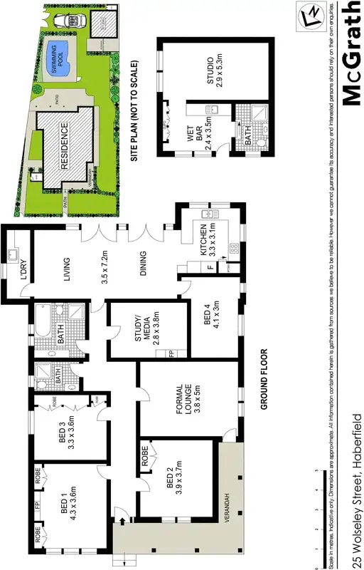 Floorplan of Homely house listing, 25 Wolseley Street, Haberfield NSW 2045