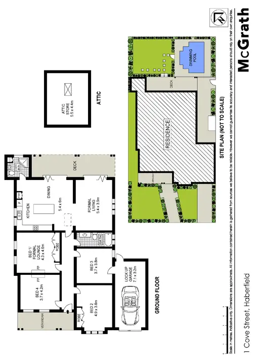 Floorplan of Homely house listing, 1 Cove Street, Haberfield NSW 2045