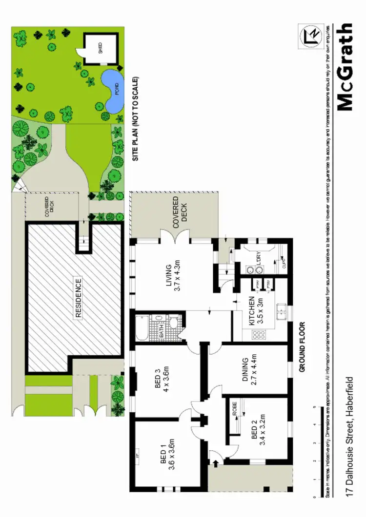 Floorplan of Homely house listing, 17 Dalhousie Street, Haberfield NSW 2045