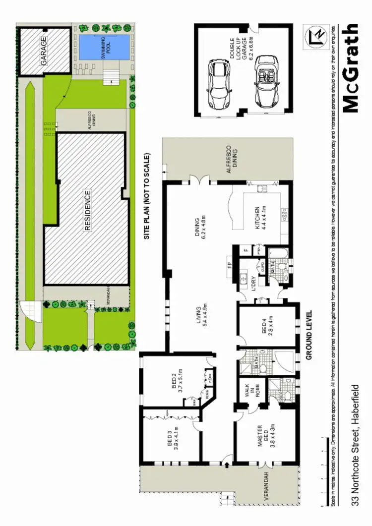 Floorplan of Homely house listing, 33 Northcote Street, Haberfield NSW 2045
