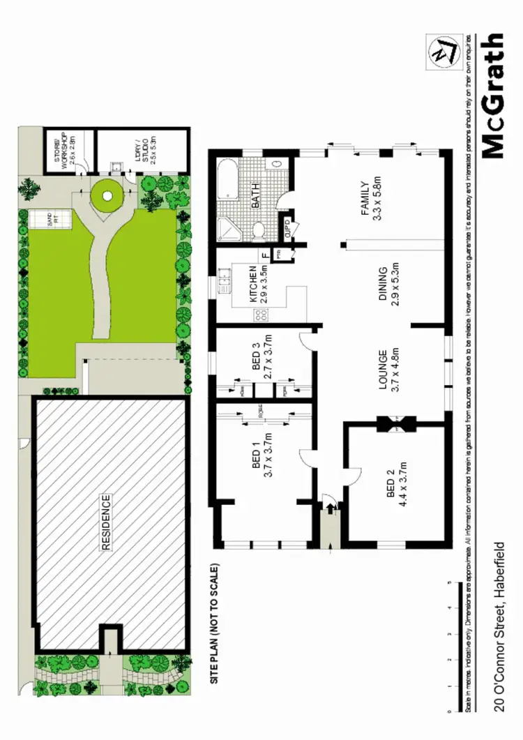 Floorplan of Homely house listing, 20 O'Connor Street, Haberfield NSW 2045