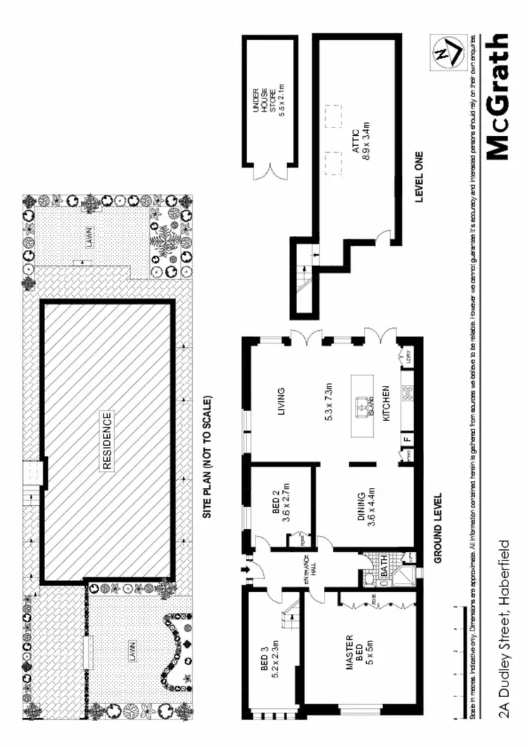 Floorplan of Homely house listing, 2A Dudley Street, Haberfield NSW 2045
