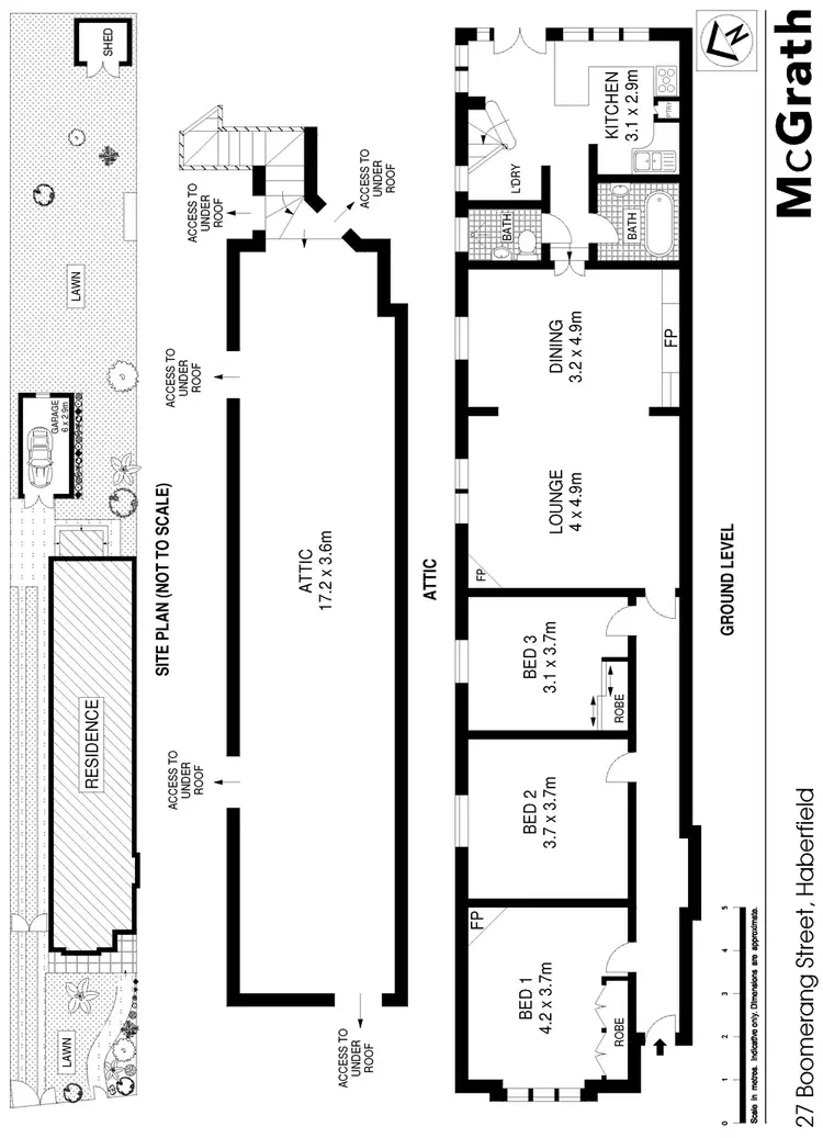 Floorplan of Homely house listing, 27 Boomerang Street, Haberfield NSW 2045
