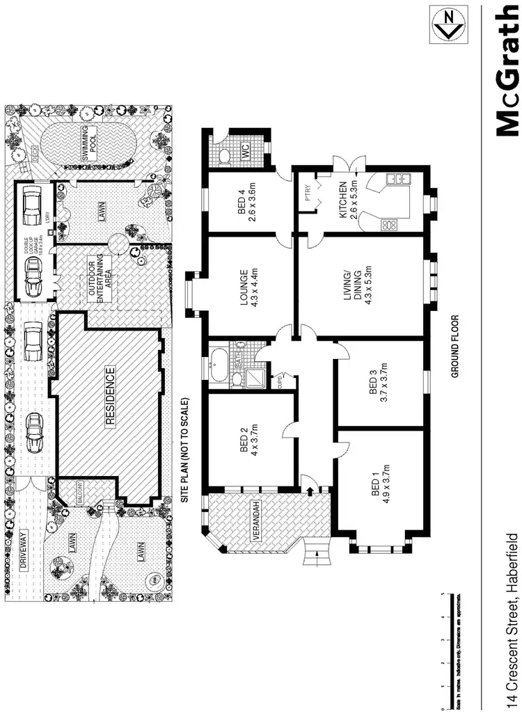 Floorplan of Homely house listing, 14 Crescent Street, Haberfield NSW 2045