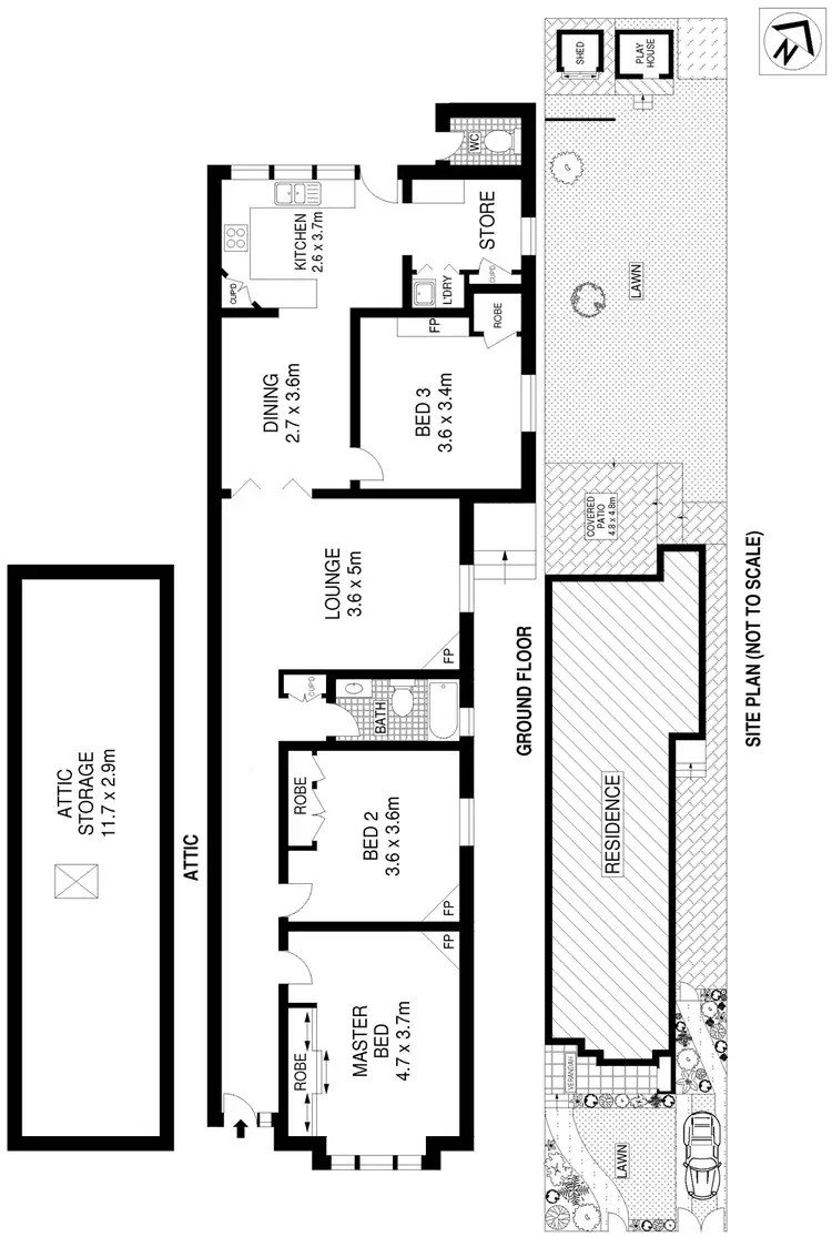 Floorplan of Homely house listing, 196 Alt Street, Haberfield NSW 2045