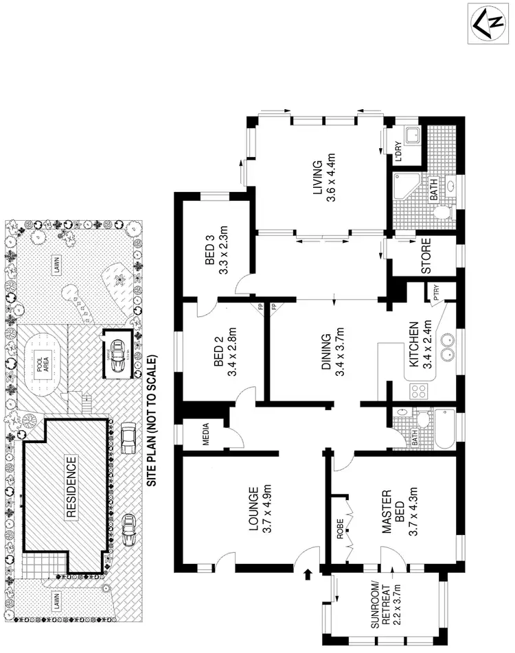 Floorplan of Homely house listing, 59 Kingston Street, Haberfield NSW 2045