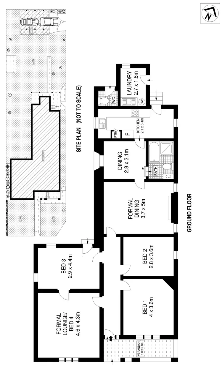 Floorplan of Homely house listing, 24 Wattle Street, Haberfield NSW 2045