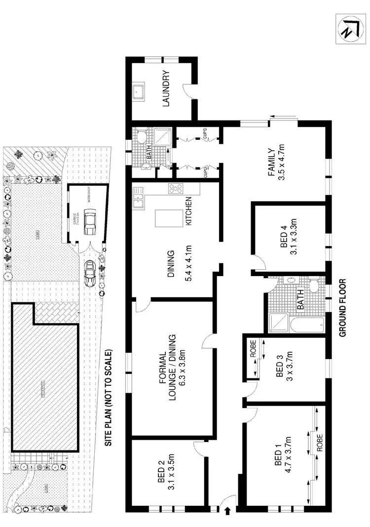 Floorplan of Homely house listing, 158 Bland Street, Haberfield NSW 2045