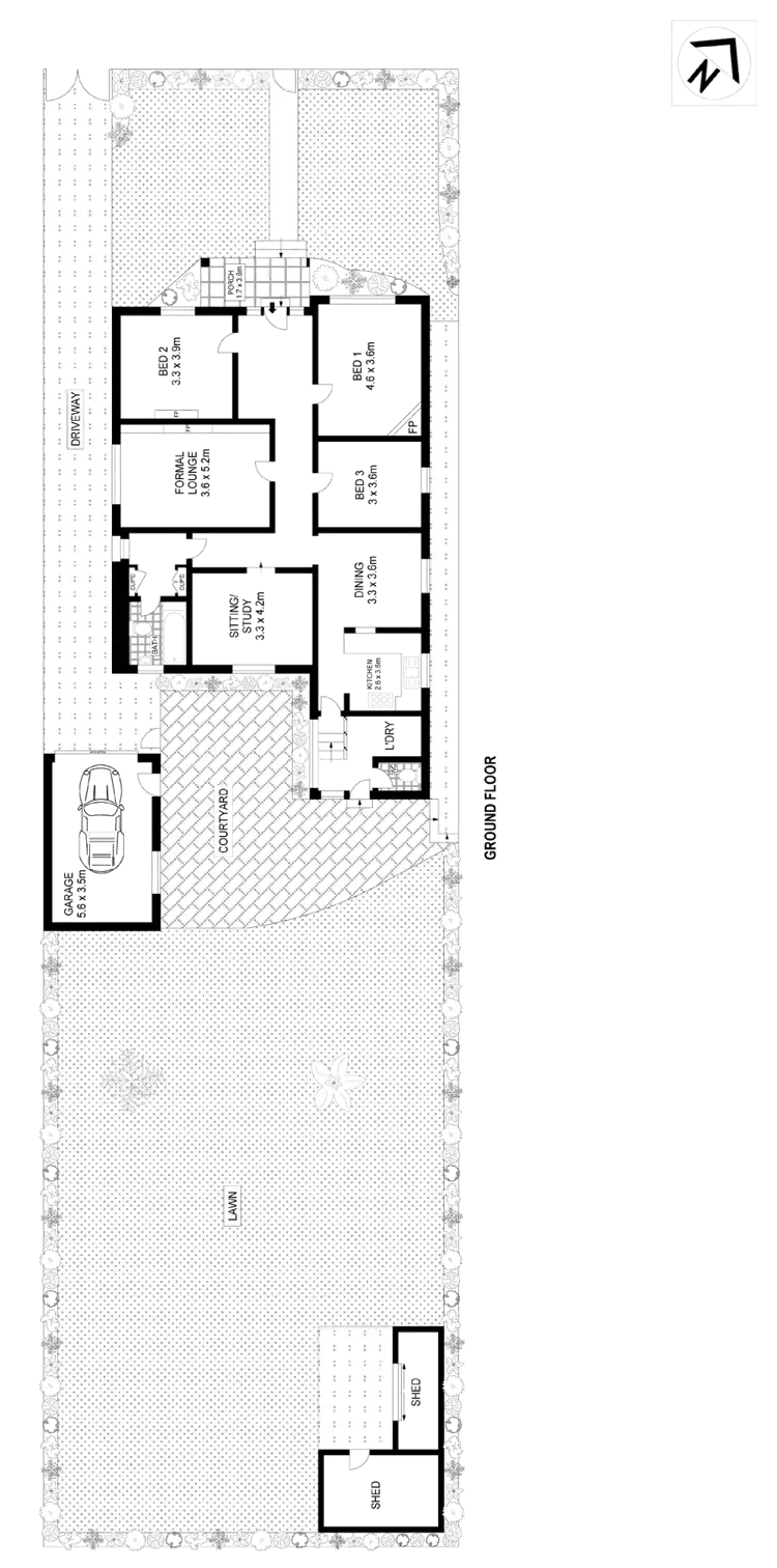 Floorplan of Homely house listing, 25 Kingston Street, Haberfield NSW 2045