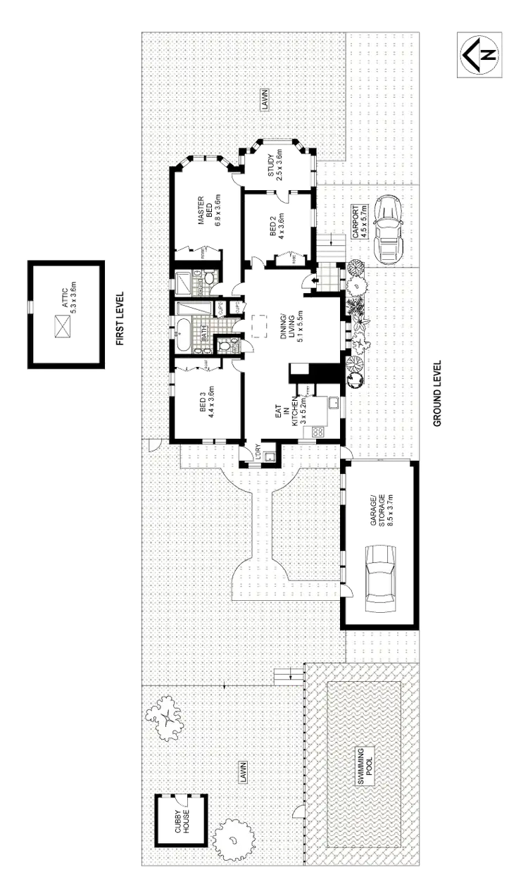 Floorplan of Homely house listing, 66 Kingston Street, Haberfield NSW 2045