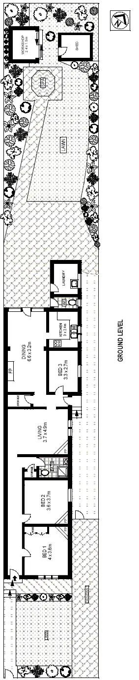 Floorplan of Homely house listing, 206 Alt Street, Haberfield NSW 2045