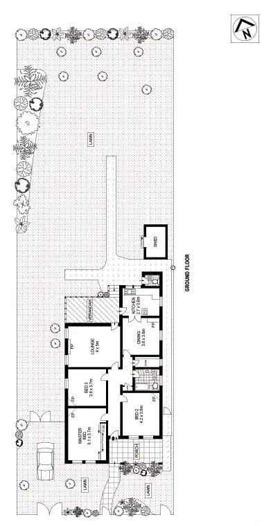 Floorplan of Homely house listing, 105 Waratah Street, Haberfield NSW 2045
