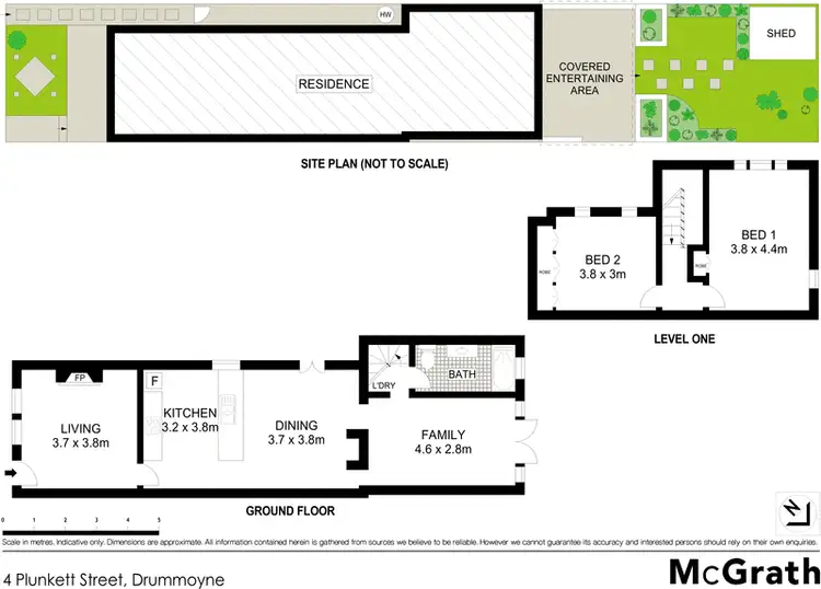 Floorplan of Homely house listing, 4 Plunkett Street, Drummoyne NSW 2047