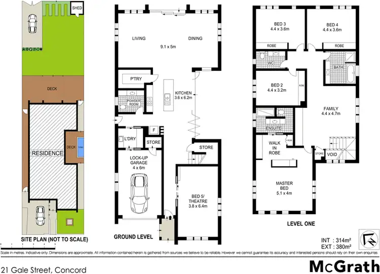 Floorplan of Homely house listing, 21 Gale Street, Concord NSW 2137