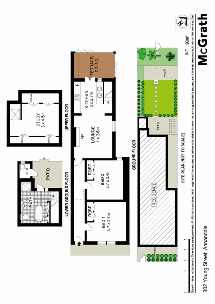 Floorplan of Homely house listing, 302 Young Street, Annandale NSW 2038
