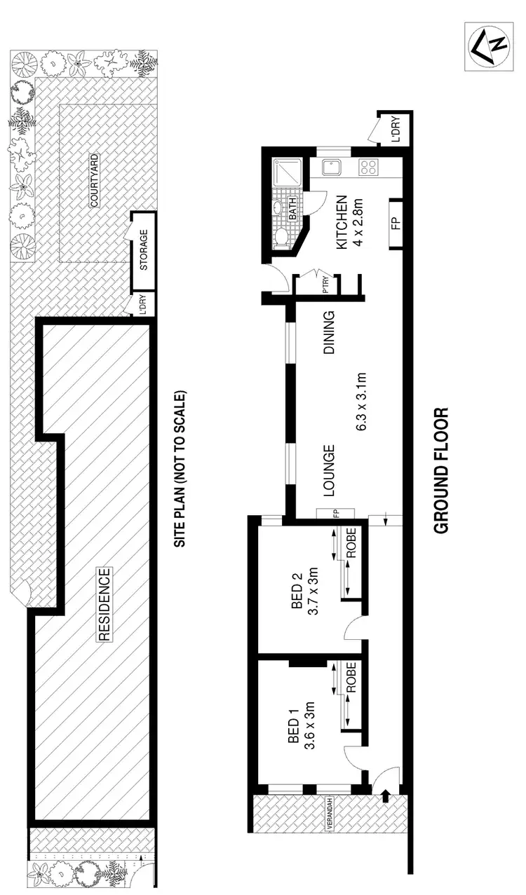 Floorplan of Homely house listing, 79 Trafalgar Street, Annandale NSW 2038
