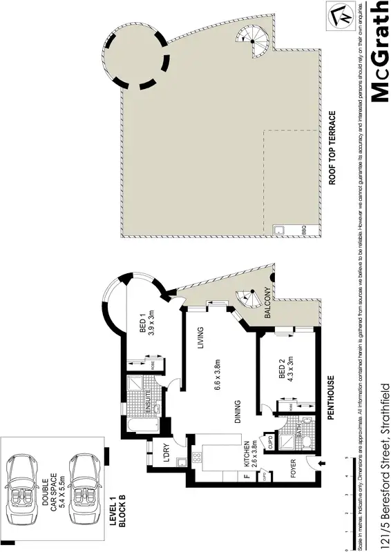 Floorplan of Homely apartment listing, 121/5 Beresford Road, Strathfield NSW 2135