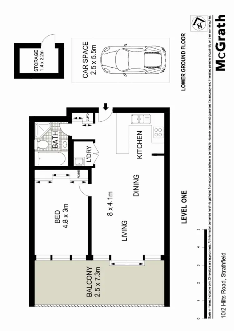 Floorplan of Homely apartment listing, 10/2 Hilts Road, Strathfield NSW 2135