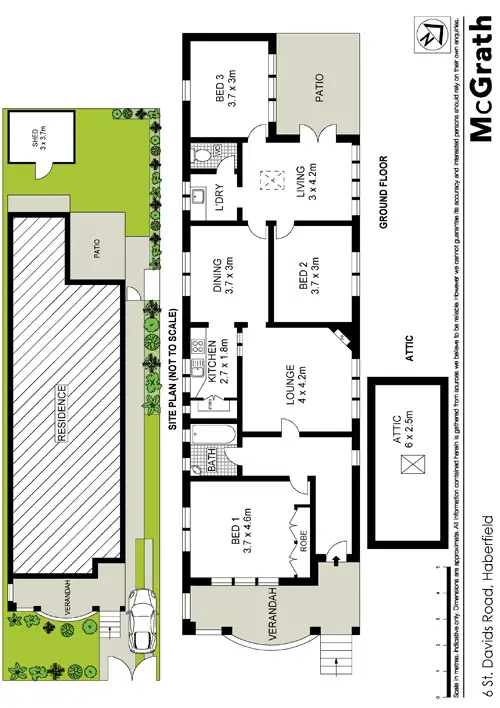 Floorplan of Homely house listing, 6 St Davids Road, Haberfield NSW 2045