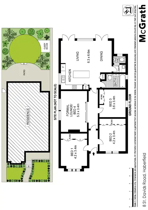 Floorplan of Homely house listing, 8 St Davids Road, Haberfield NSW 2045
