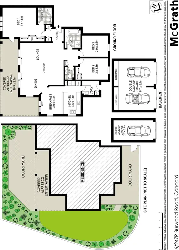 Floorplan of Homely apartment listing, 6/247R Burwood Road, Concord NSW 2137