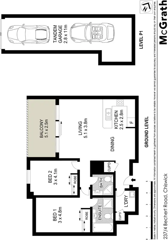 Floorplan of Homely apartment listing, 237/4 Bechert Road, Chiswick NSW 2046