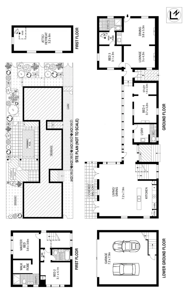Floorplan of Homely townhouse listing, 7/110 Slade Road, Bardwell Park NSW 2207