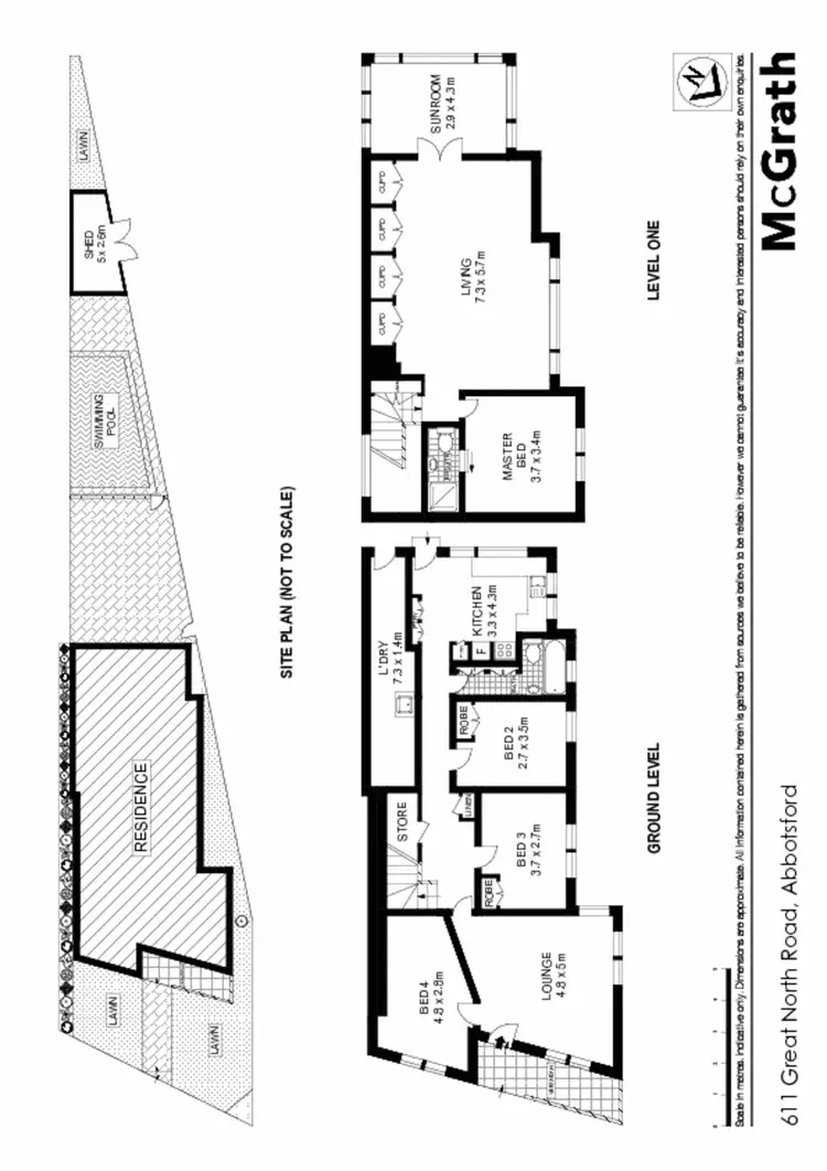 Floorplan of Homely house listing, 611 Great North Road, Abbotsford NSW 2046