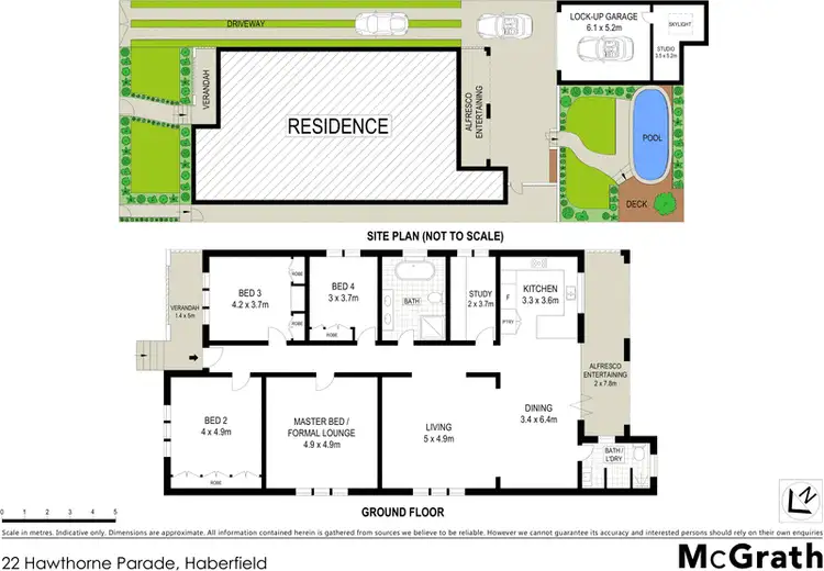 Floorplan of Homely house listing, 22 Hawthorne Parade, Haberfield NSW 2045