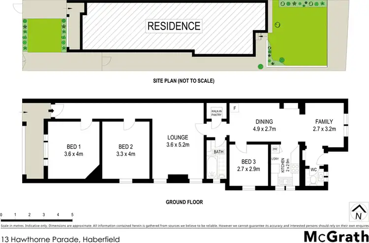 Floorplan of Homely house listing, 13 Hawthorne Parade, Haberfield NSW 2045