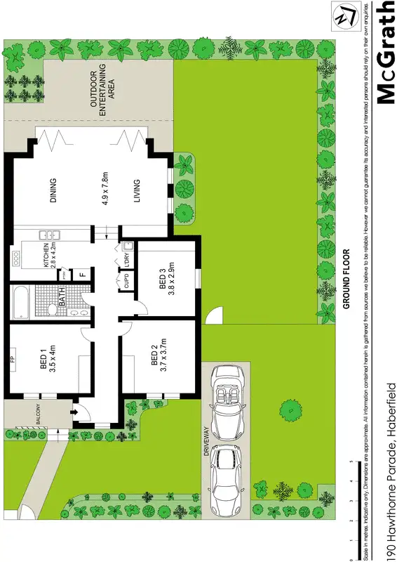 Floorplan of Homely house listing, 190 Hawthorne Parade, Haberfield NSW 2045