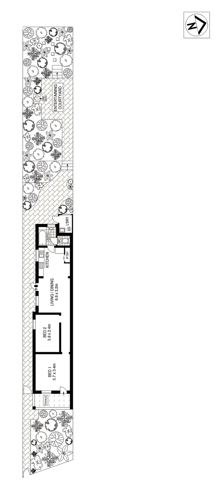 Floorplan of Homely house listing, 60 Hawthorne Parade, Haberfield NSW 2045