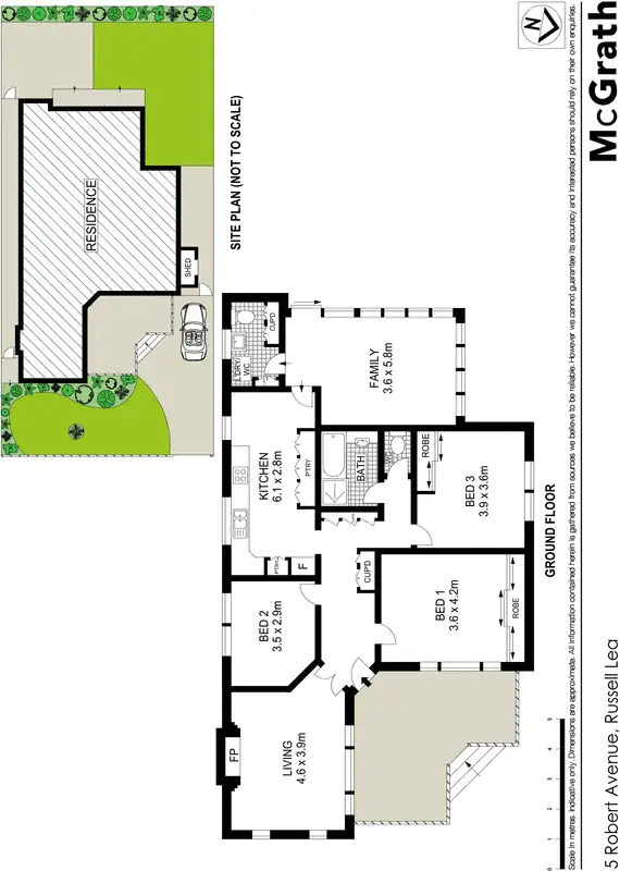 Floorplan of Homely house listing, 5 Robert Avenue, Russell Lea NSW 2046