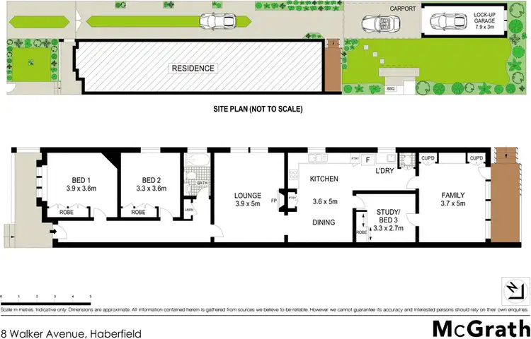 Floorplan of Homely house listing, 8 Walker Avenue, Haberfield NSW 2045