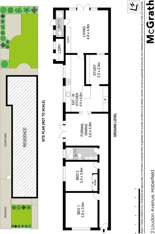 Floorplan of Homely house listing, 2 Loudon Avenue, Haberfield NSW 2045