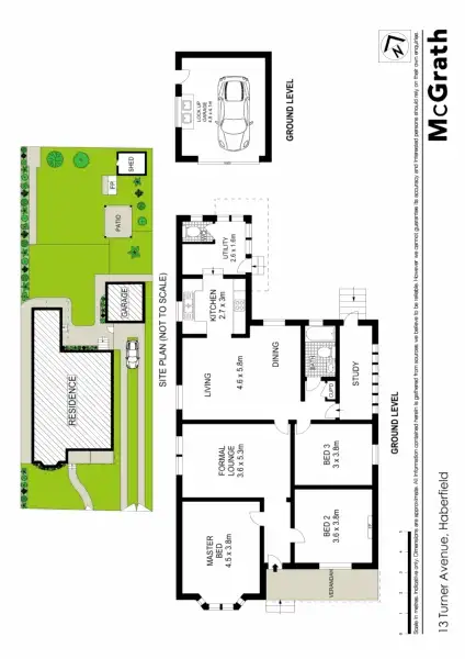 Floorplan of Homely house listing, 13 Turner Avenue, Haberfield NSW 2045