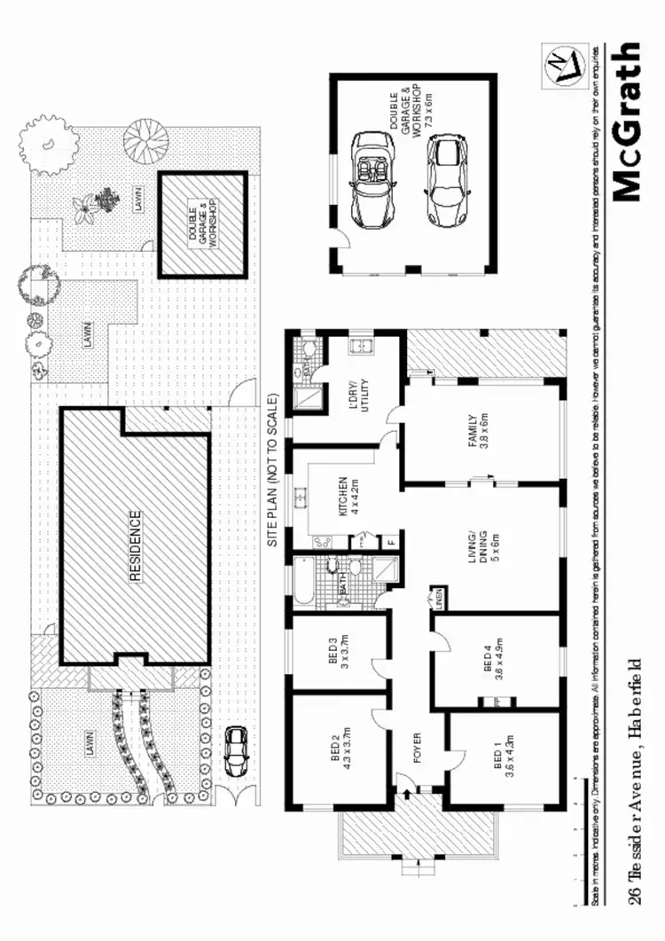 Floorplan of Homely house listing, 26 Tressider Avenue, Haberfield NSW 2045