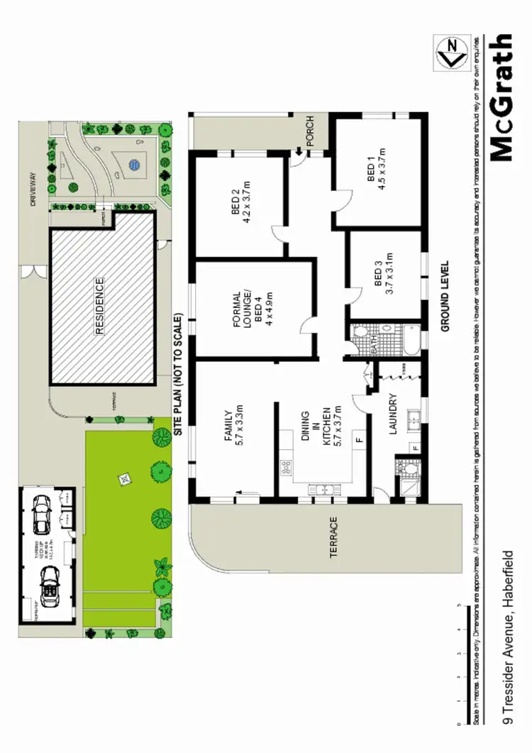 Floorplan of Homely house listing, 9 Tressider Avenue, Haberfield NSW 2045