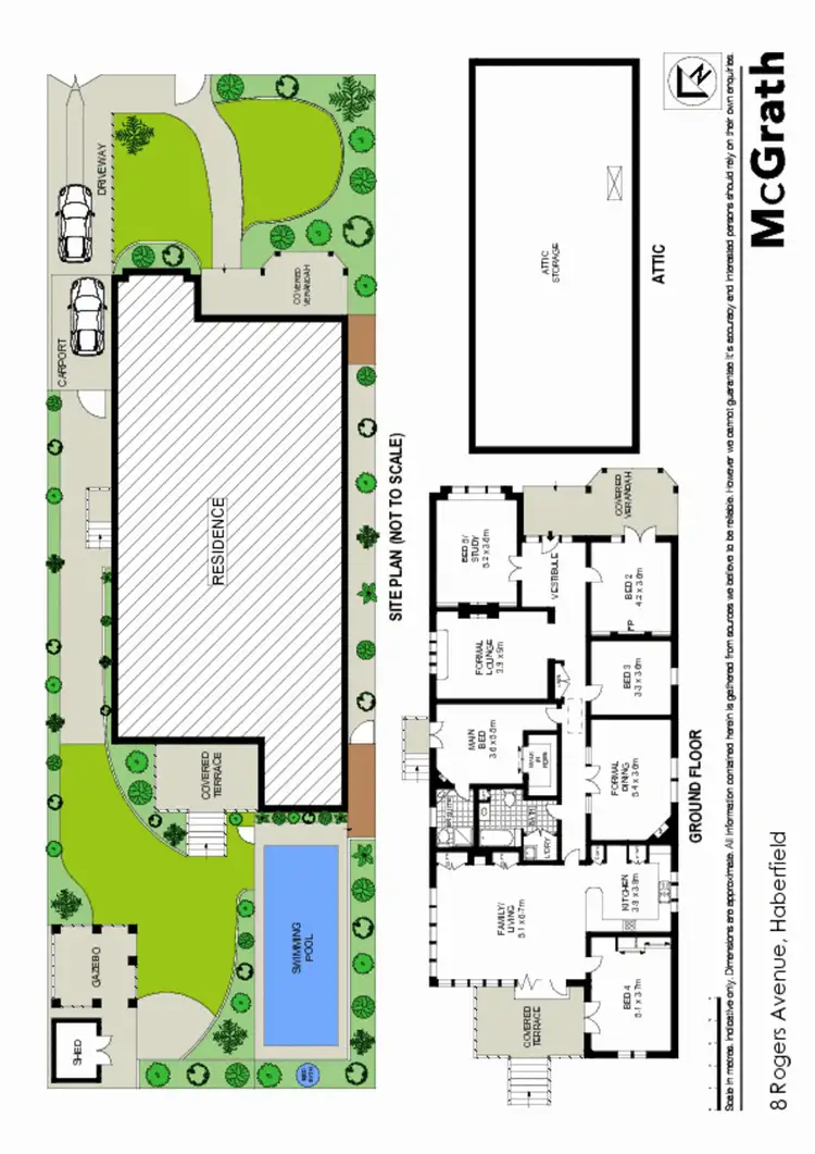 Floorplan of Homely house listing, 8 Rogers Avenue, Haberfield NSW 2045