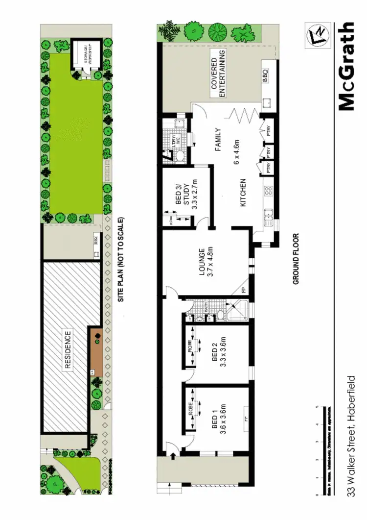 Floorplan of Homely house listing, 33 Walker Avenue, Haberfield NSW 2045