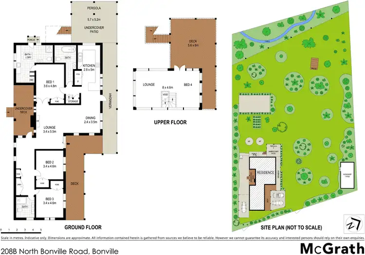 Floorplan of Homely house listing, 208b North Bonville Road, Bonville NSW 2450