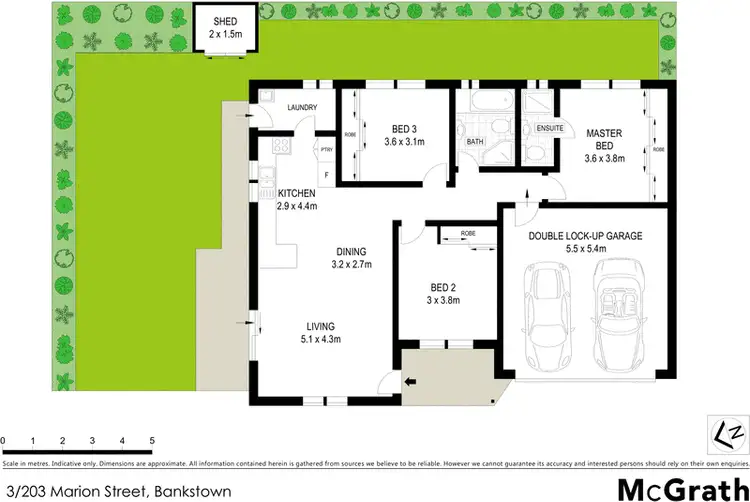 Floorplan of Homely house listing, 3/203 Marion Street, Bankstown NSW 2200